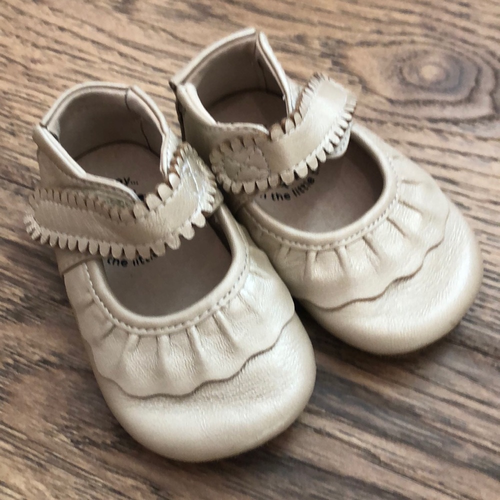 Champagne Ruffle MaryJanes
